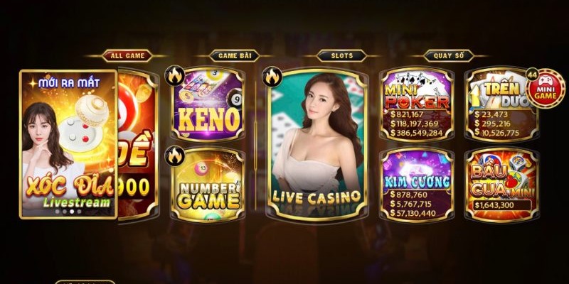 Một trong những điểm hấp dẫn nhất của Go88 chính là kho game bài đa dạng và phong phú